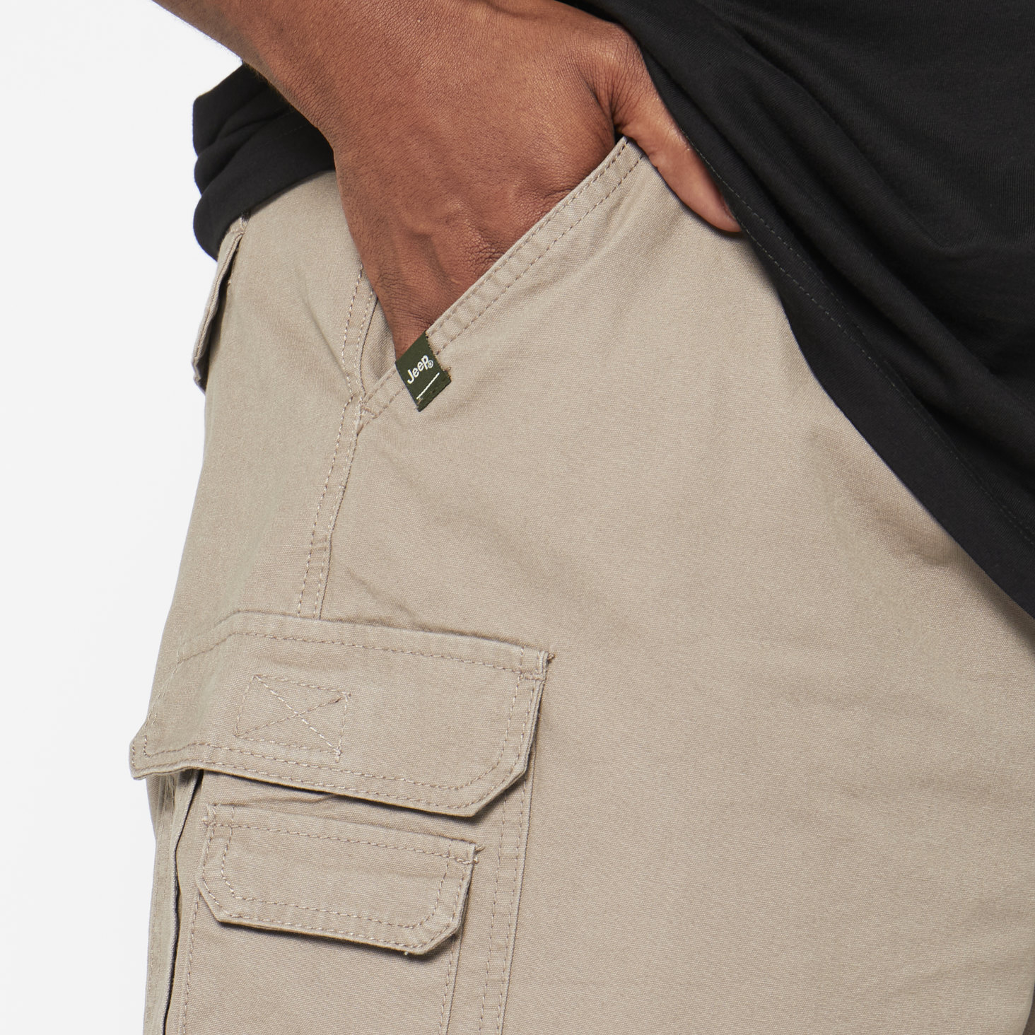 WILLYS 14CM FIXED WAISTBAND MOUNTAIN MAN SHORT PLUS SIZE | Jeep