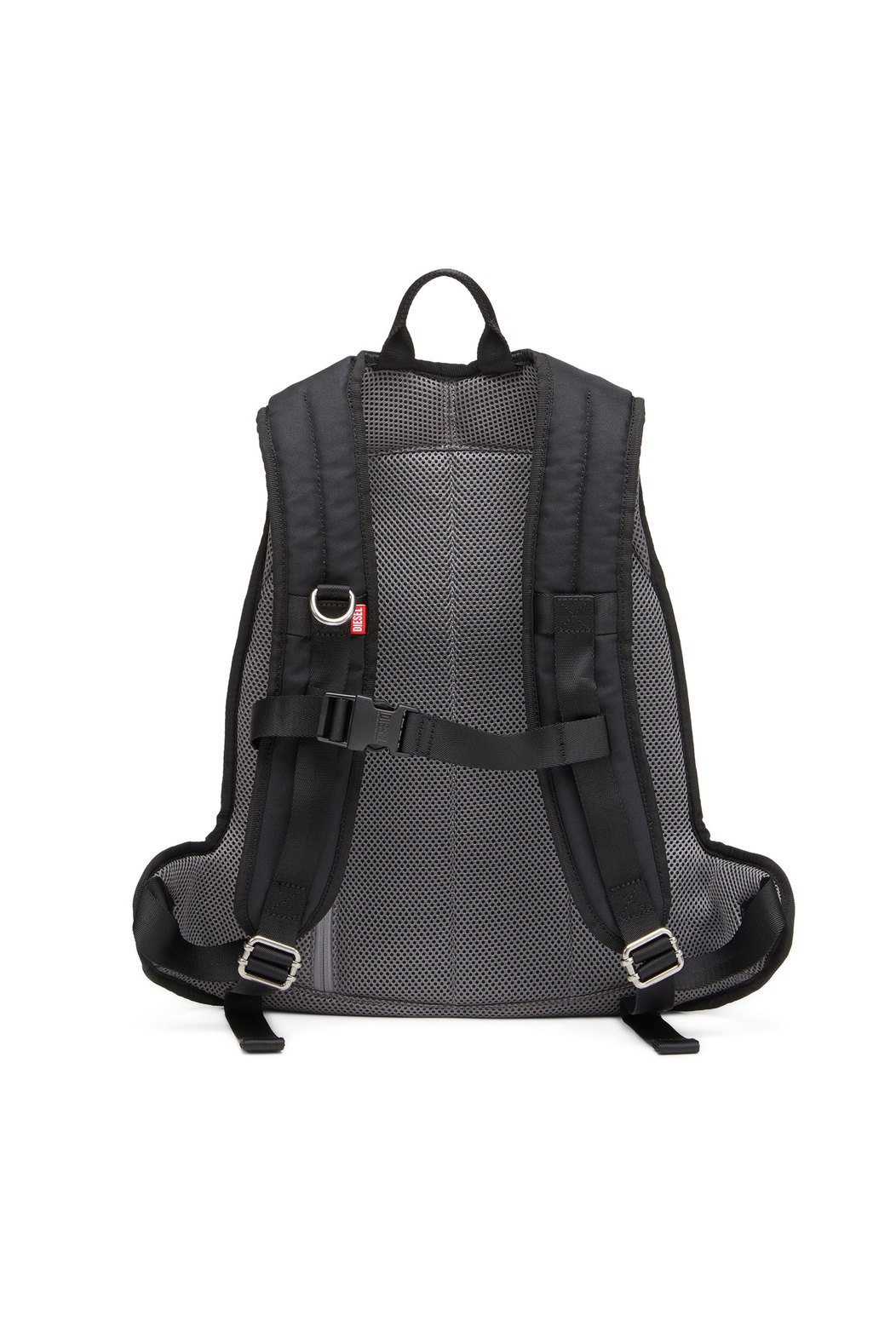 Backpack with embossed logo