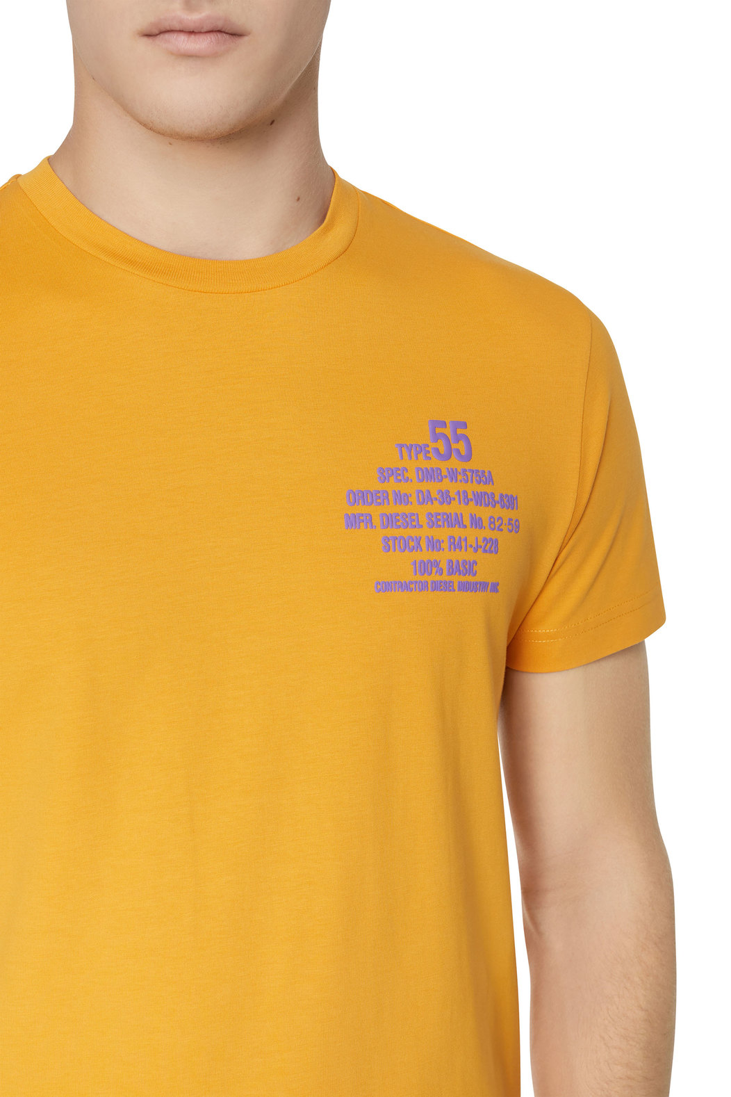 T-shirt with Serial Number logo print