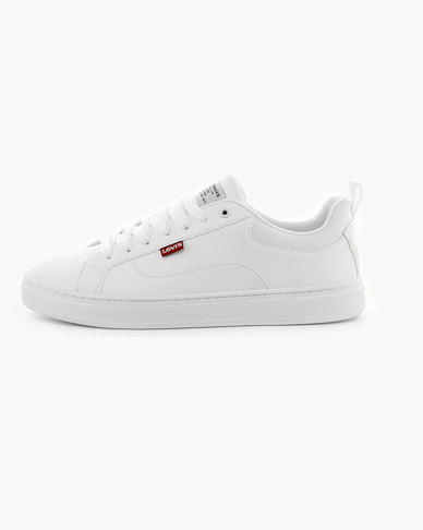 Levi's Mens Carter Synthetic Leather Casual Lace Up Sneaker Shoe, White/tan,  Size 13 : Target