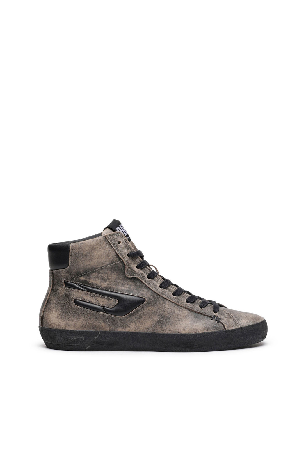 High-top sneakers with vintage effect | Diesel