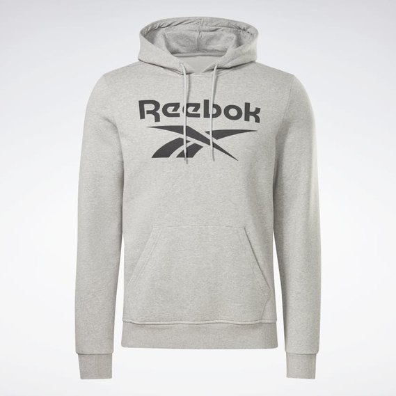 Identity Fleece Stacked Logo Pullover Hoodie | Reebok