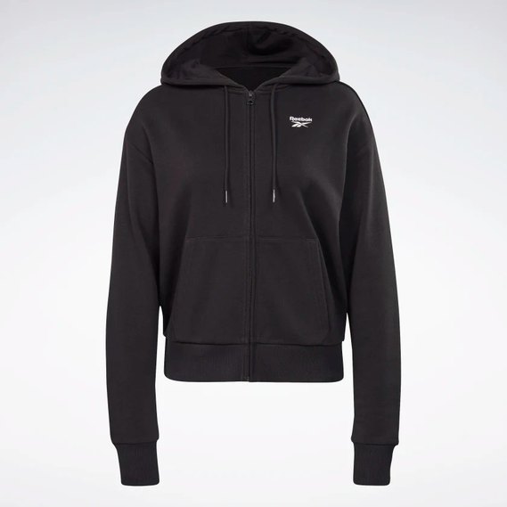 Identity Small Logo French Terry Zip-Up Hoodie