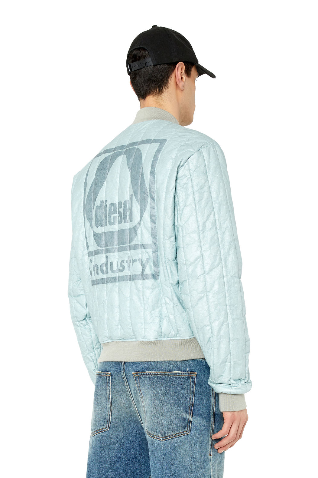 Bomber jacket with back print