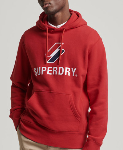 Stacked Applique Logo Hoodie