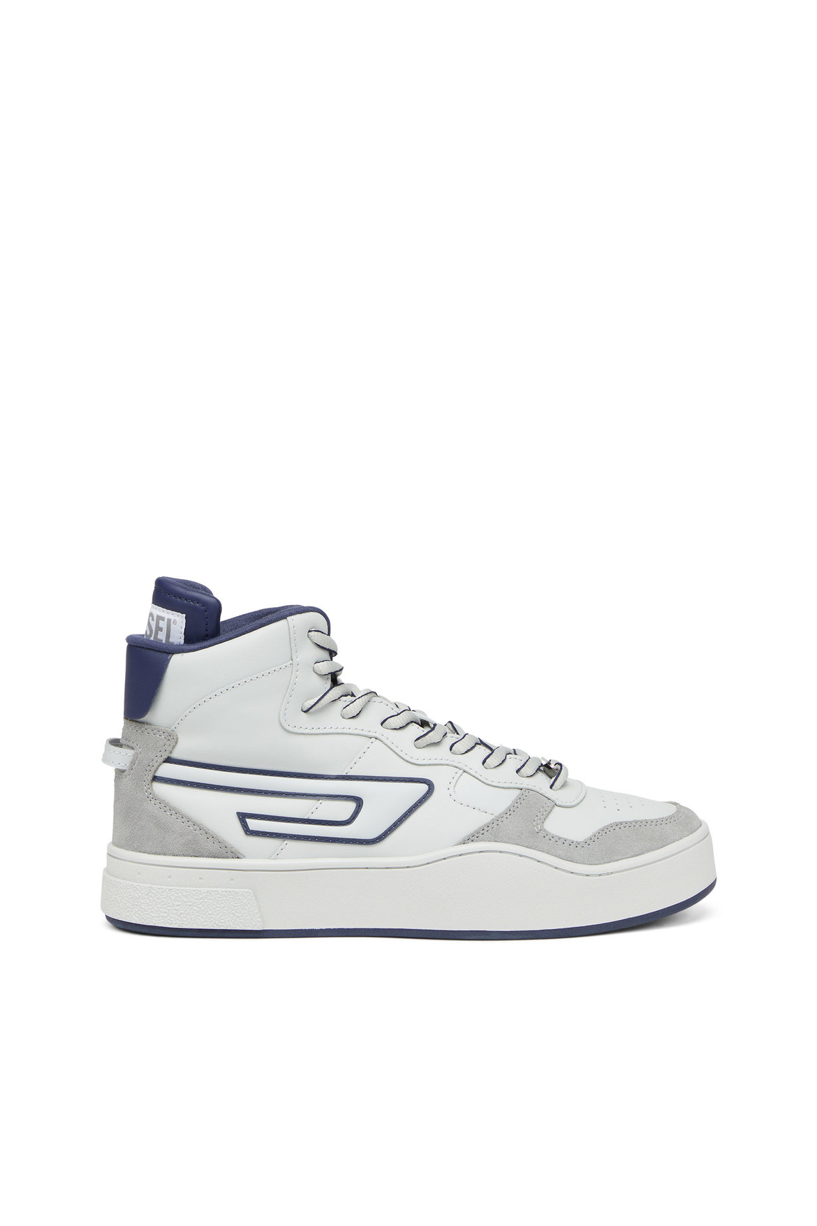 High-top sneakers in leather and suede | Diesel