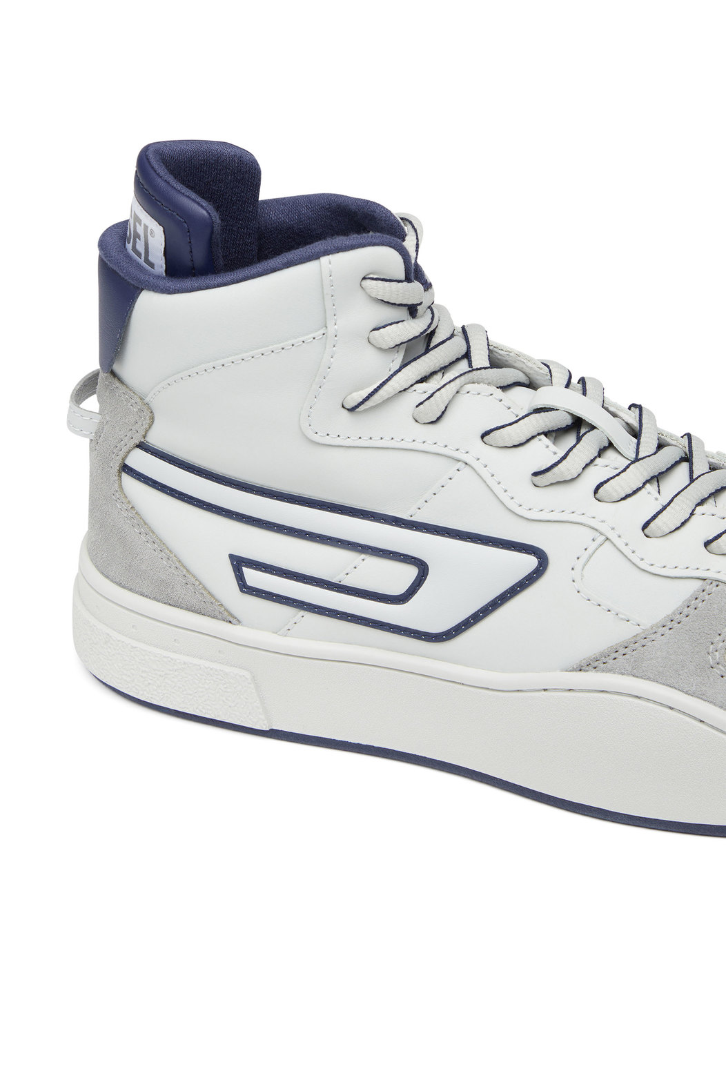 High-top sneakers in leather and suede | Diesel