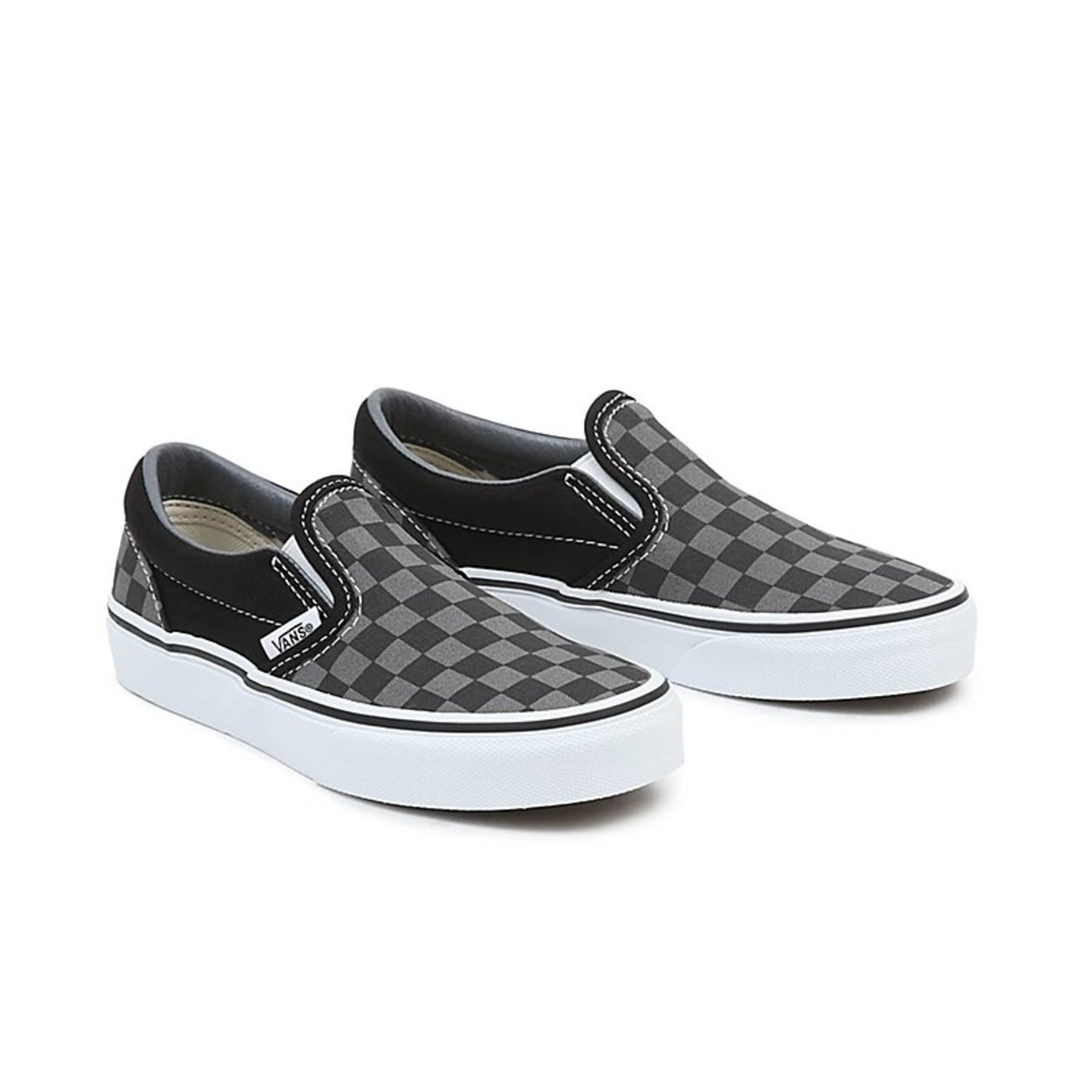 KIDS CHECKERBOARD CLASSIC SLIP-ON SHOES (4-8 YEARS) | Vans