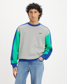 Colorblock Crewneck Sweatshirt