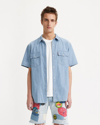 Short-Sleeve Relaxed Fit Western Shirt | Levi
