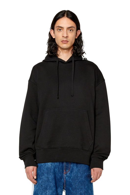 Oversized hoodie with distorted logo