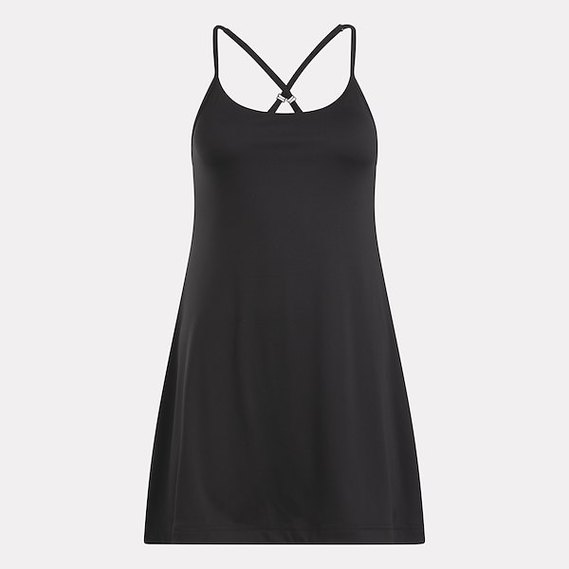 Lux Strappy Dress - BLACK