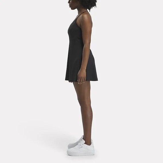 Lux Strappy Dress - BLACK