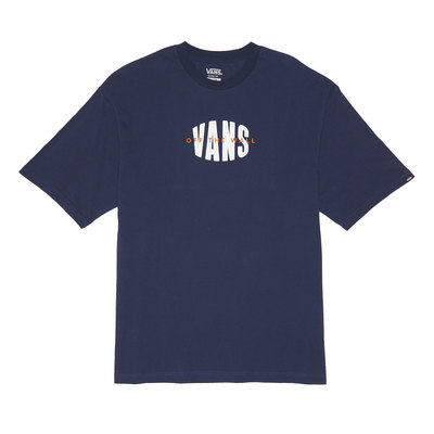 Vans Treble Rose Hockey Jersey Man Sweatshirt Navy Blue Size S Polyester