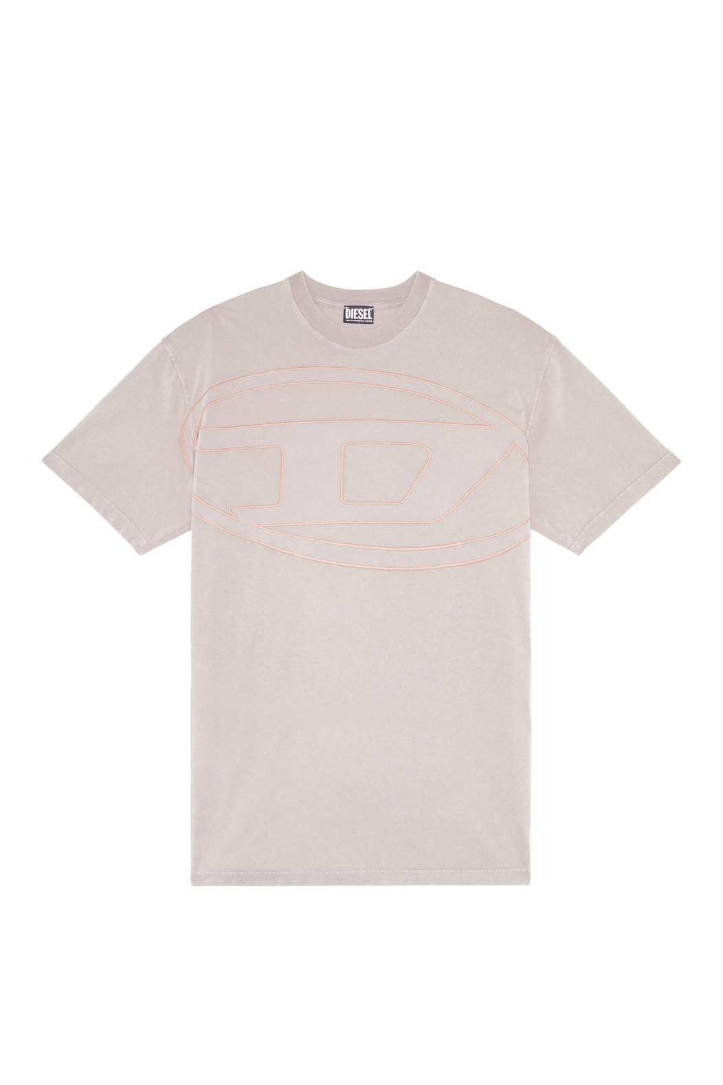 T-shirt with peel-off maxi oval D logo