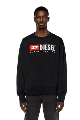 Sweatshirt with peel-off letters | Diesel