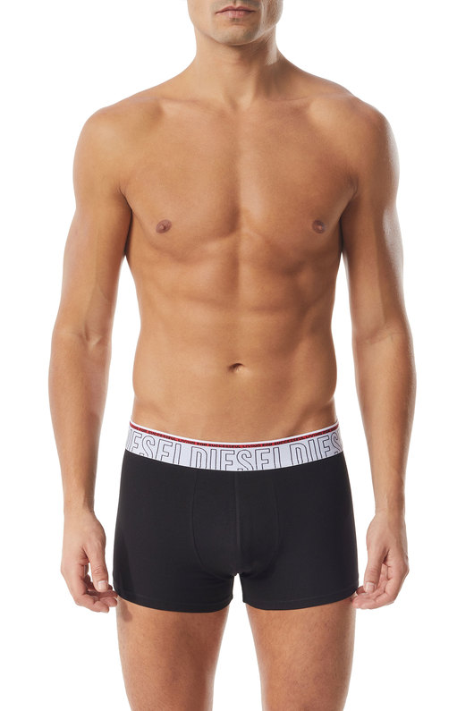 Three-pack boxer briefs with outline logo