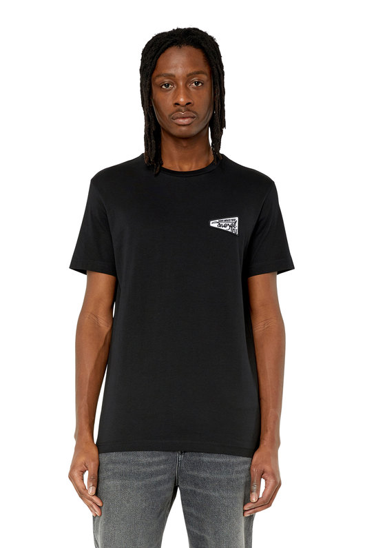 T-shirt with Brave Industry logo patch