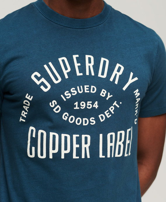 Organic Cotton Vintage Copper Label T-Shirt