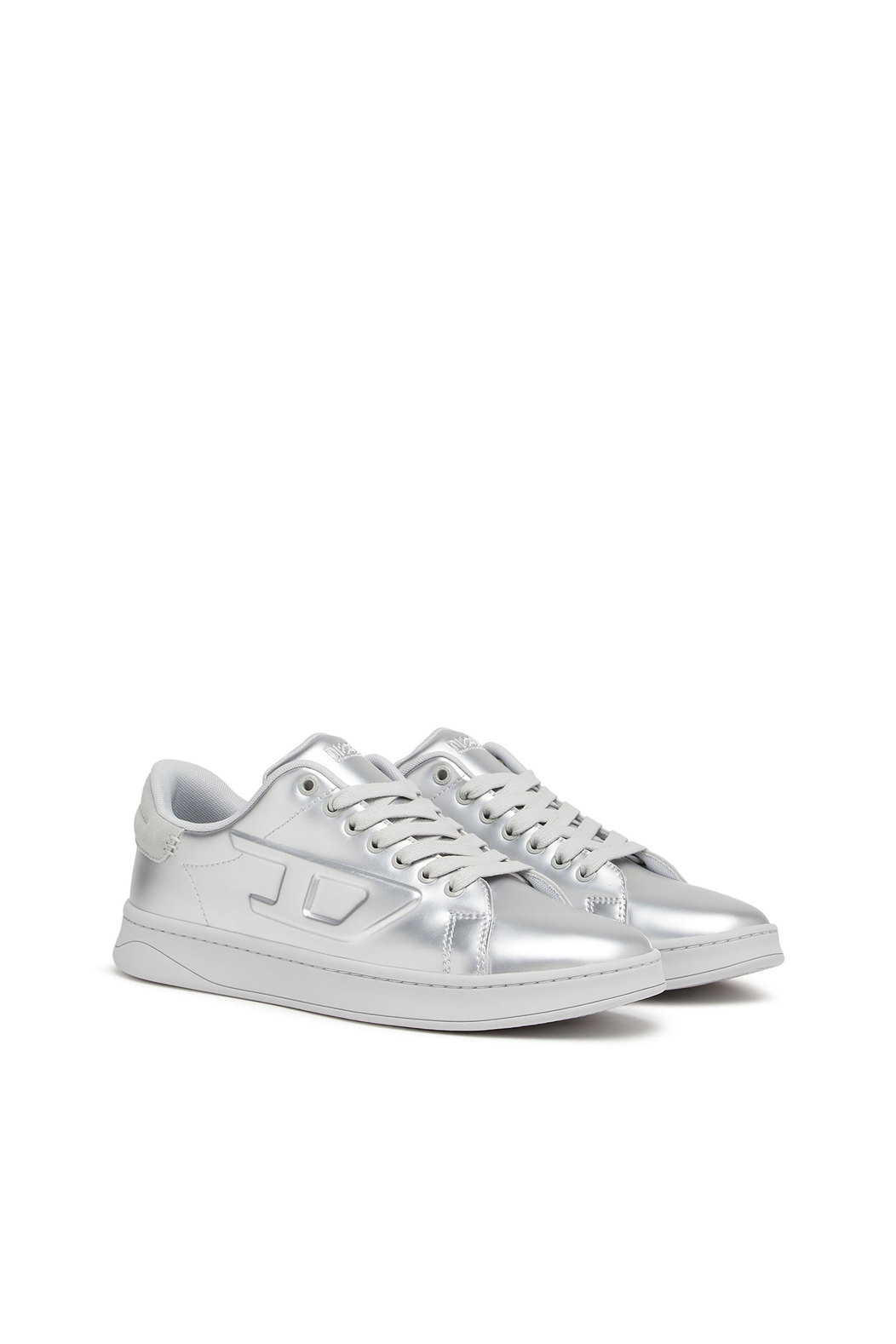 S-Athene Low - Metallic sneakers with embossed D logo