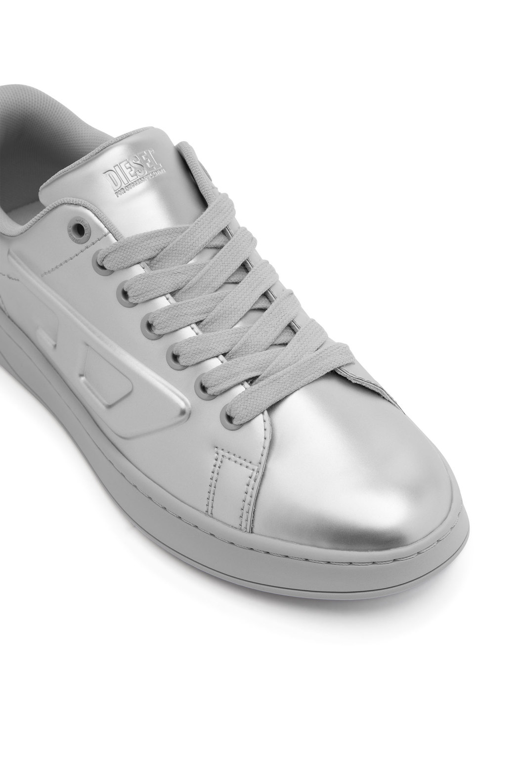 S-Athene Low W - Metallic sneakers with embossed D logo