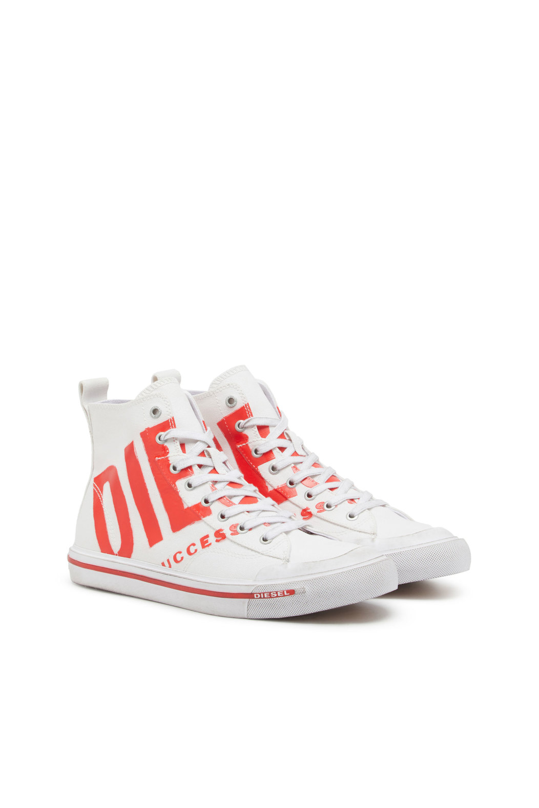 S-Athos Mid X - High-top sneakers with maxi logo | Diesel