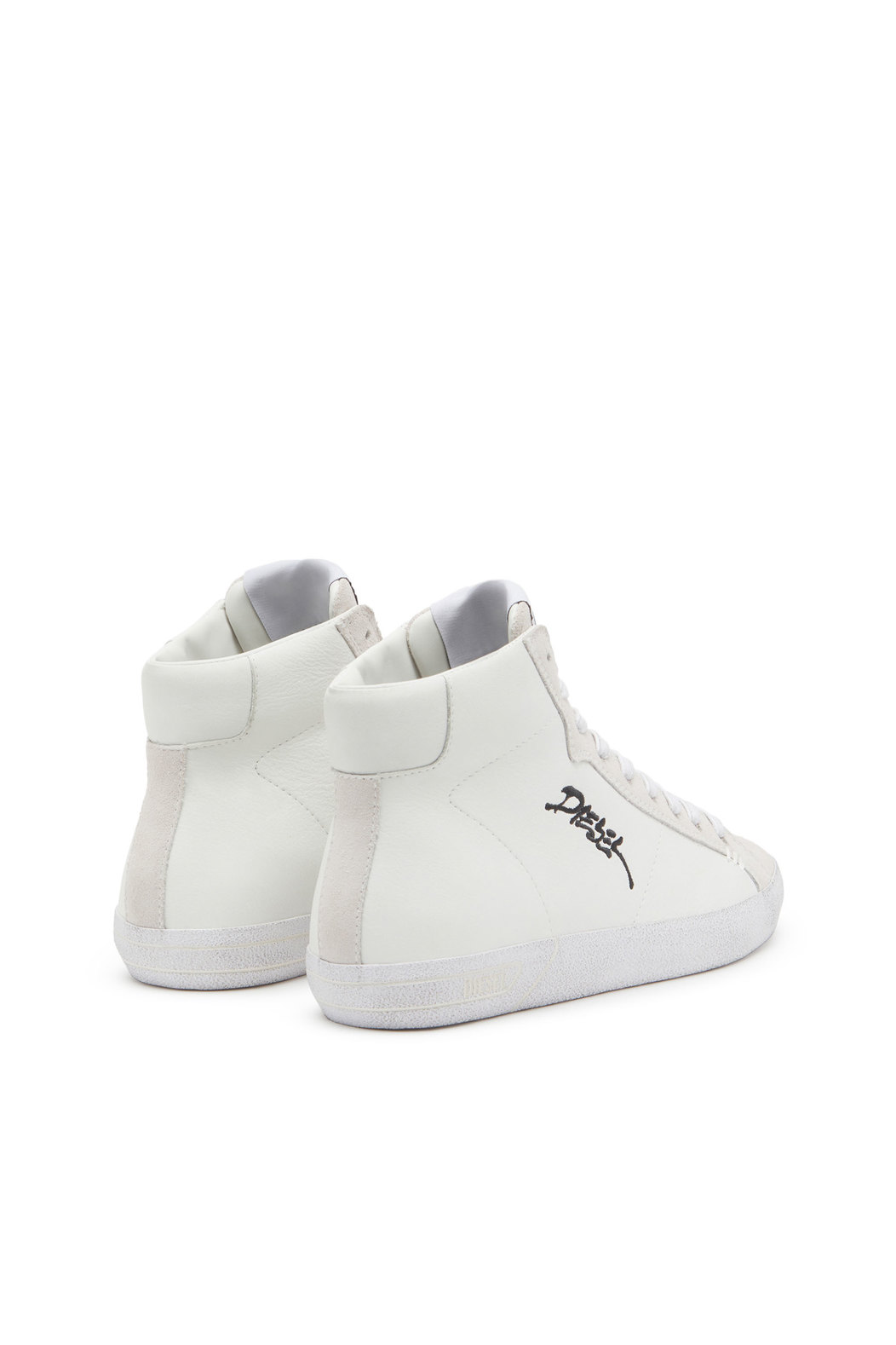 S-Leroji Mid W - High-top sneakers with embroidered logo