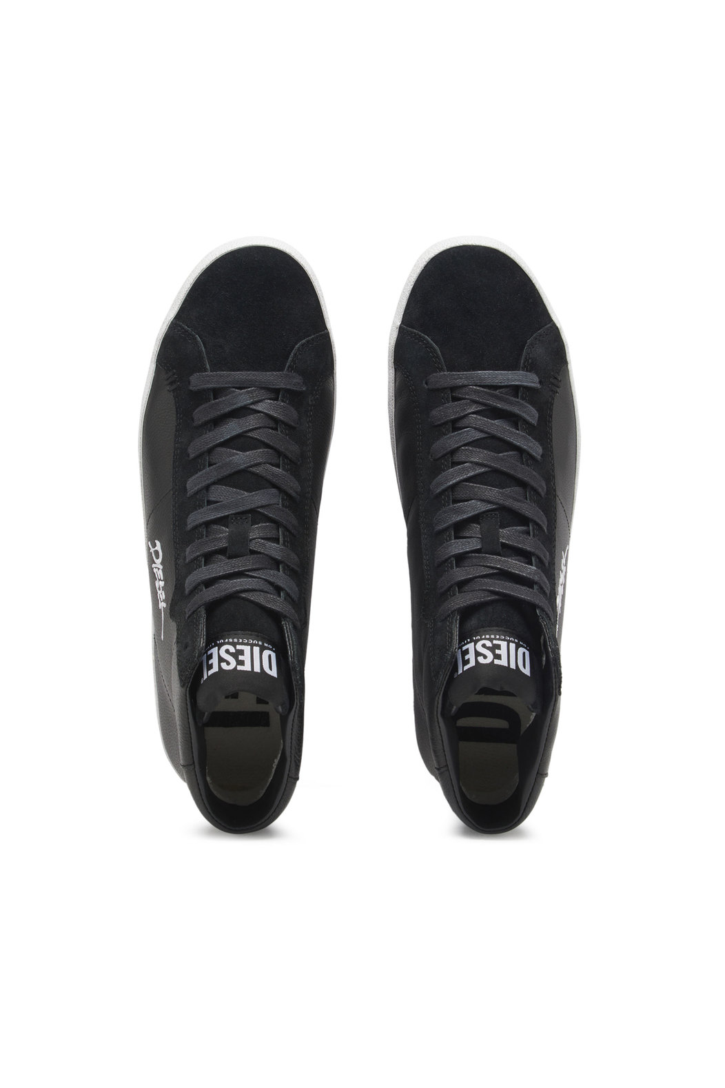 S-Leroji Mid - High-top sneakers with embroidered logo