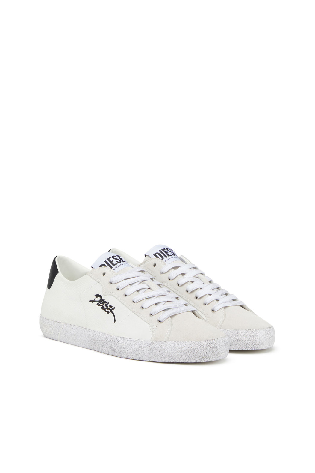 S-Leroji Low - Low-top sneakers with embroidered logo