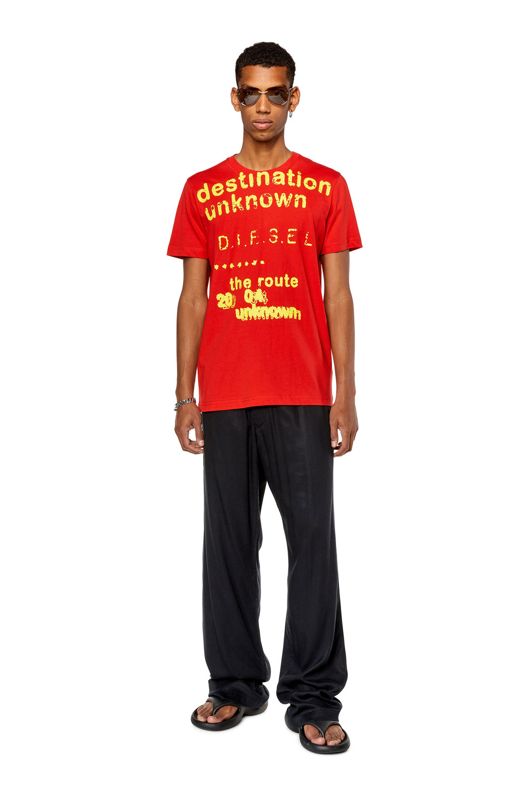 T-shirt with Destination Unknown print