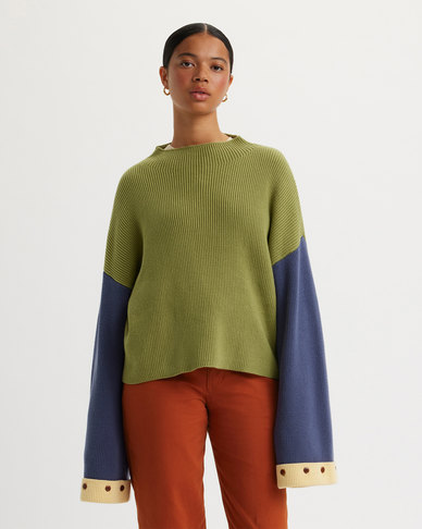 Levi's® X Emma Chamberlain Mockneck Sweater - Multi Colour