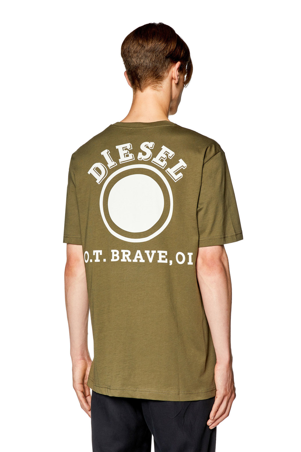 T-shirt with Diesel O.T. Brave prints