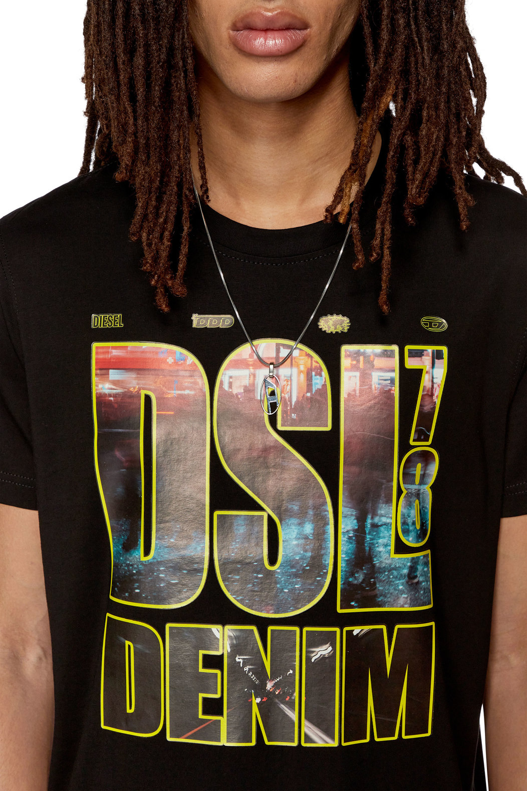 T-shirt with DSL 78 Denim print