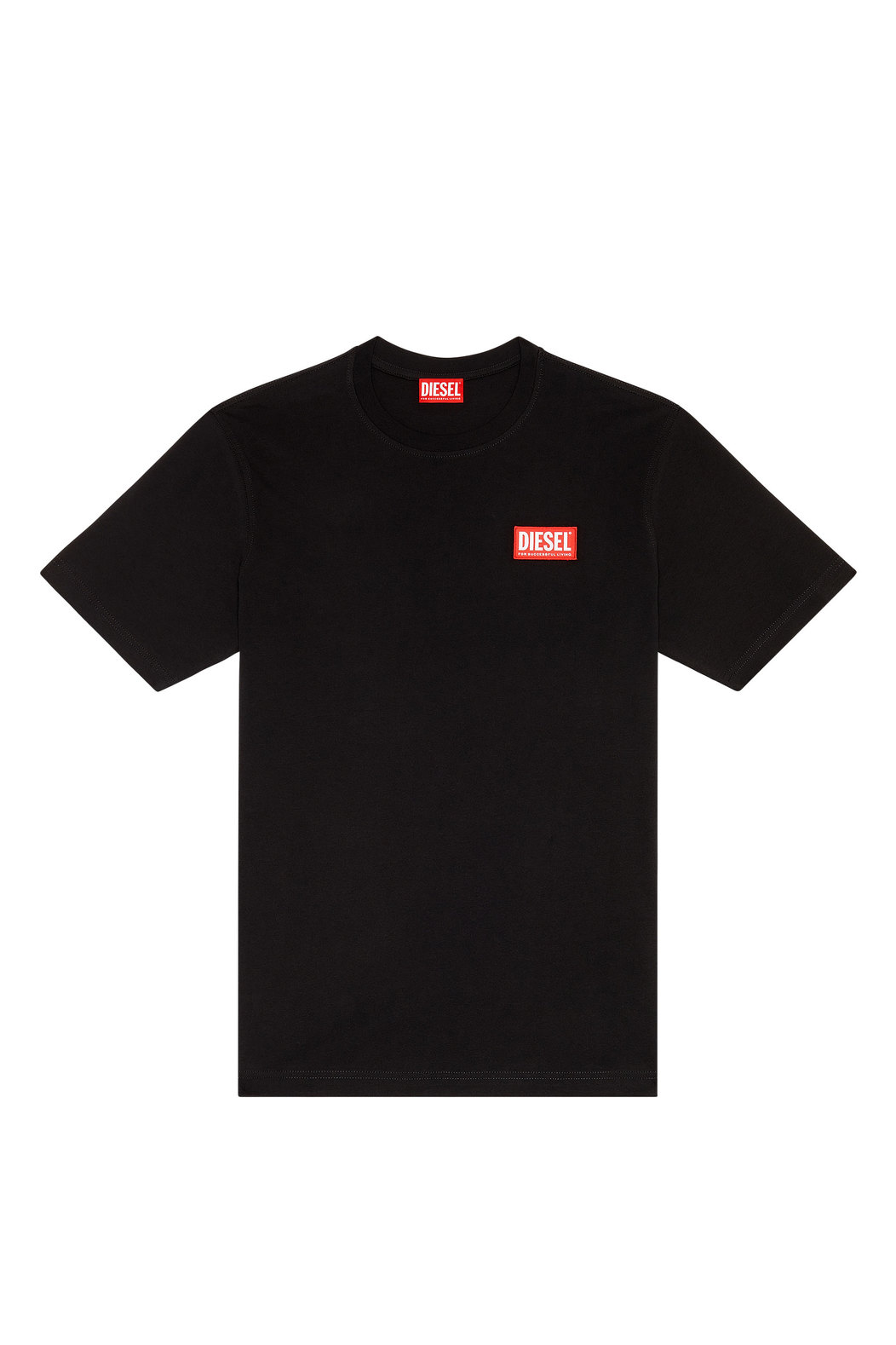 T-shirt with logo patch