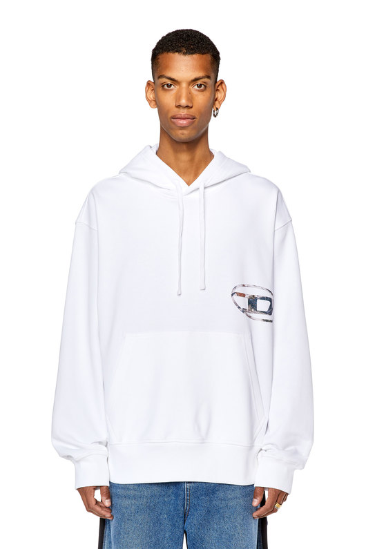 Hoodie with Planet logo print