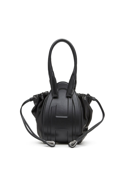 1DR-Fold XS - Oval logo handbag in nappa leather