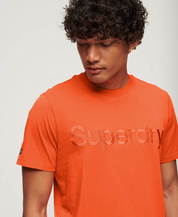 Tonal Embroidered Logo T-Shirt | Superdry