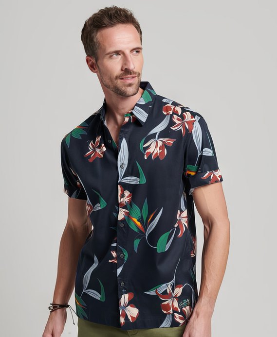 Short Sleeve Hawaiian Shirt | Superdry