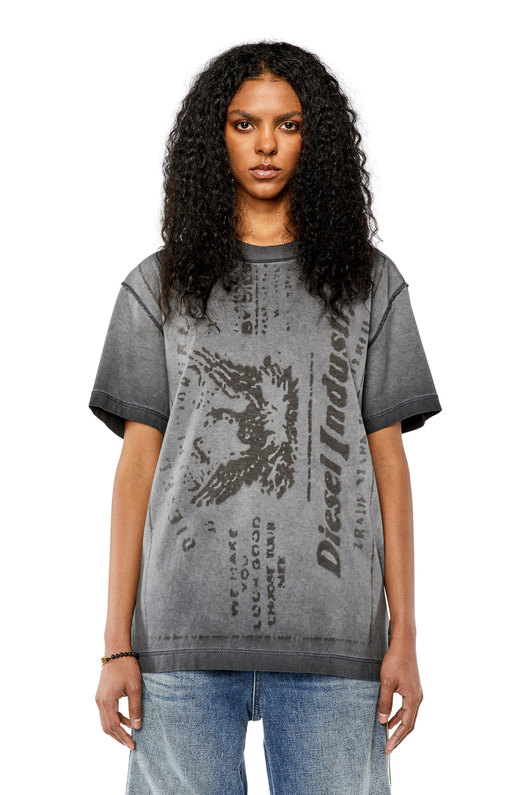 T-shirt with Diesel Matured print
