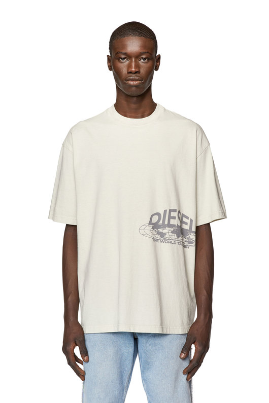 T-shirt with Diesel world prints