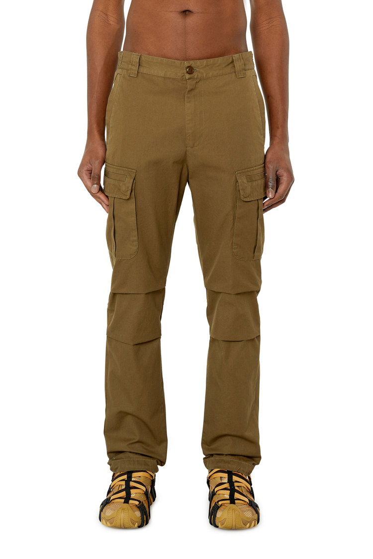 Tall Fixed Relaxed Fit Twill Cargo Trousers | boohooMAN