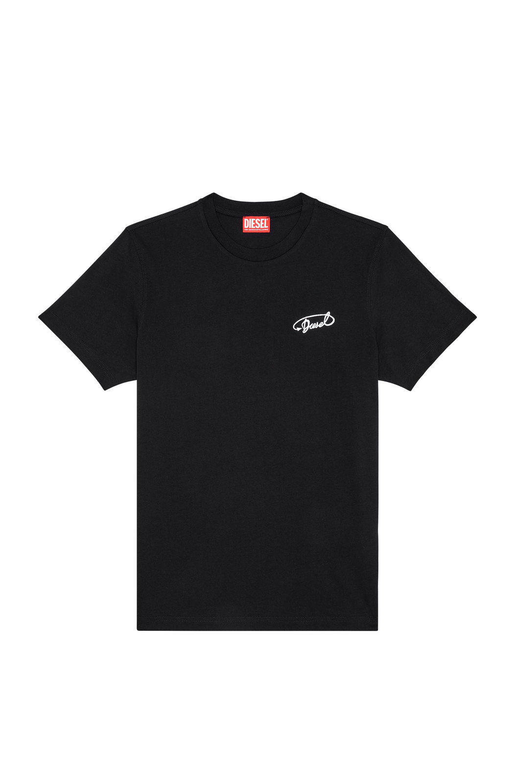 T-shirt with italic Diesel embroidery