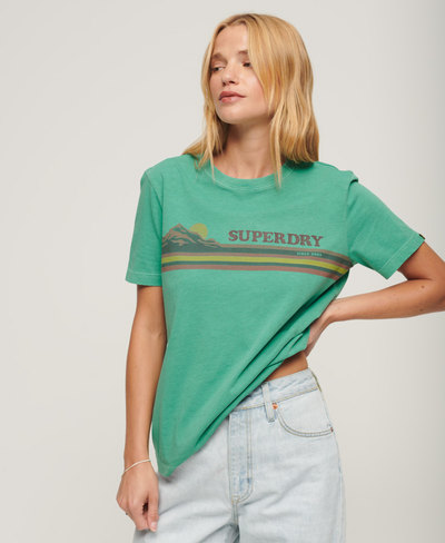 Outdoor Stripe Graphic T-Shirt