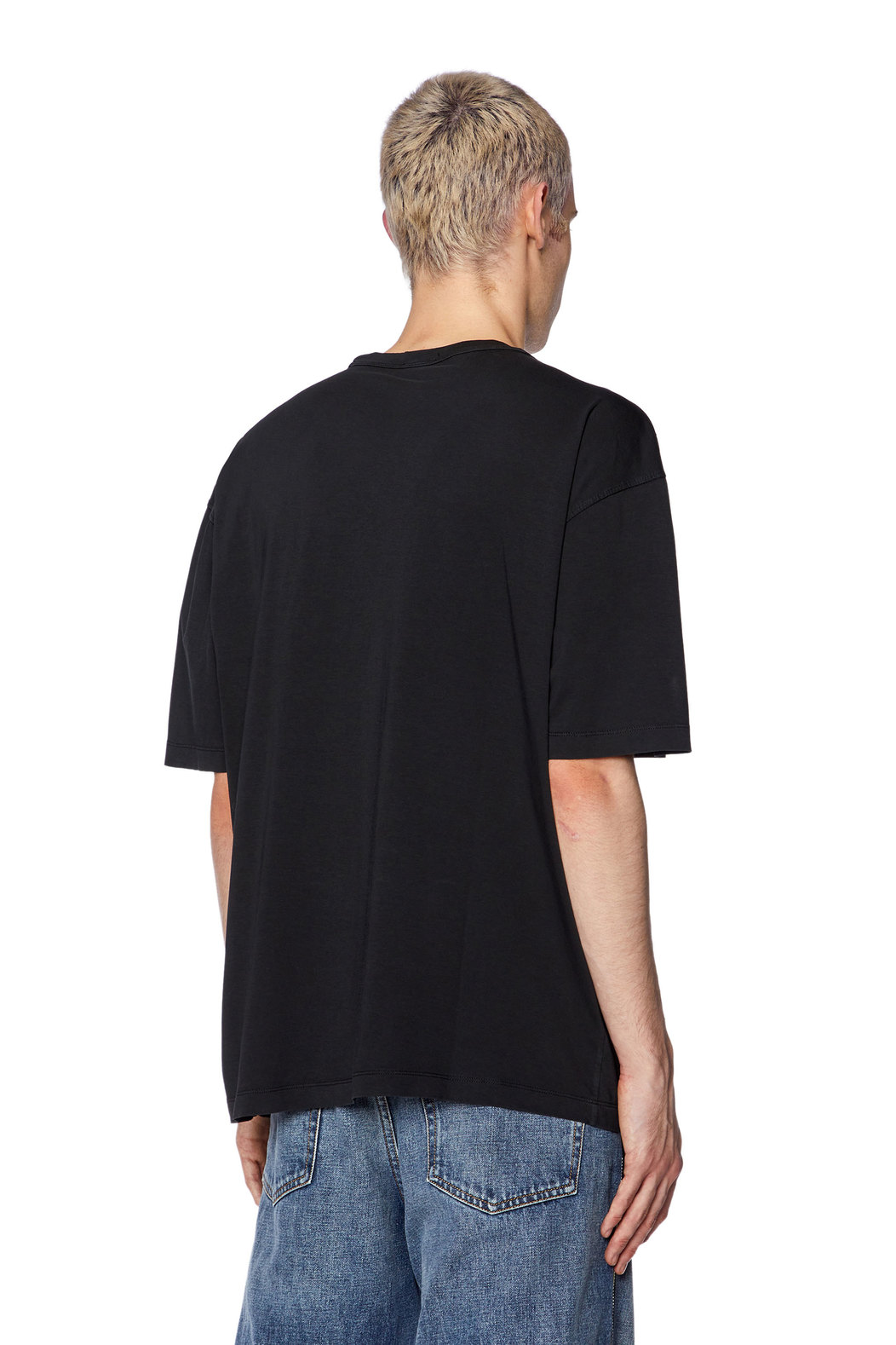 T-shirt with layered front