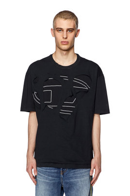 T-shirt with layered front | Diesel