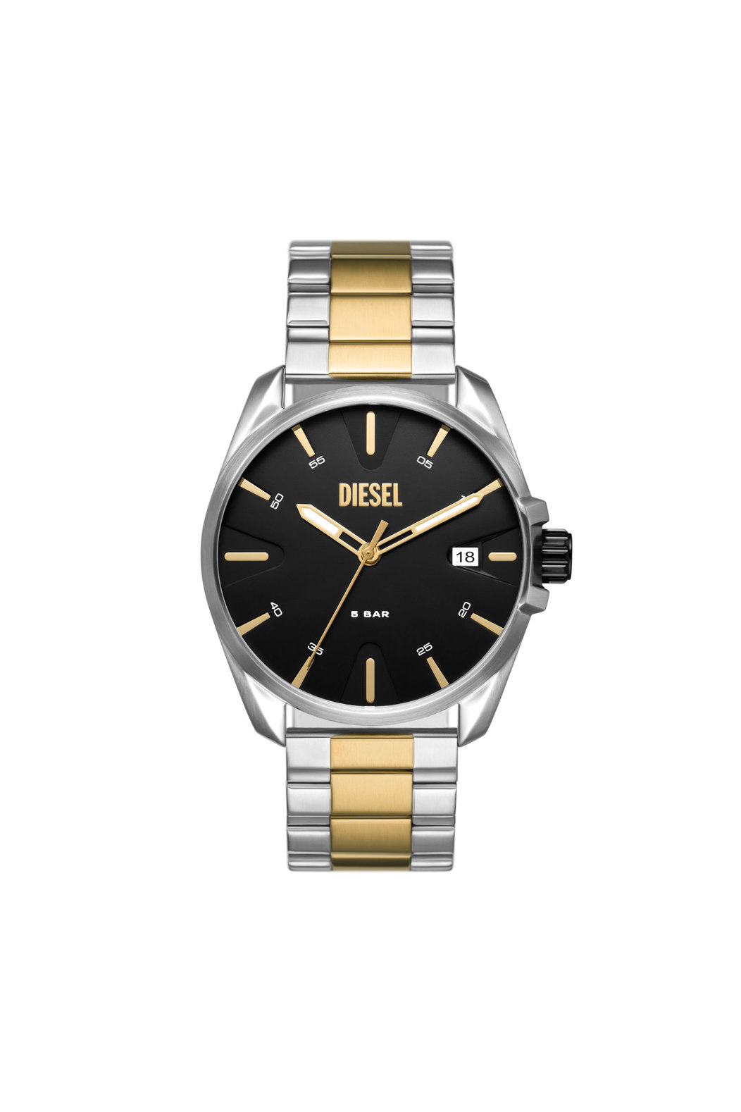 MS9 Three-Hand Date Two-Tone Stainless Steel Watch