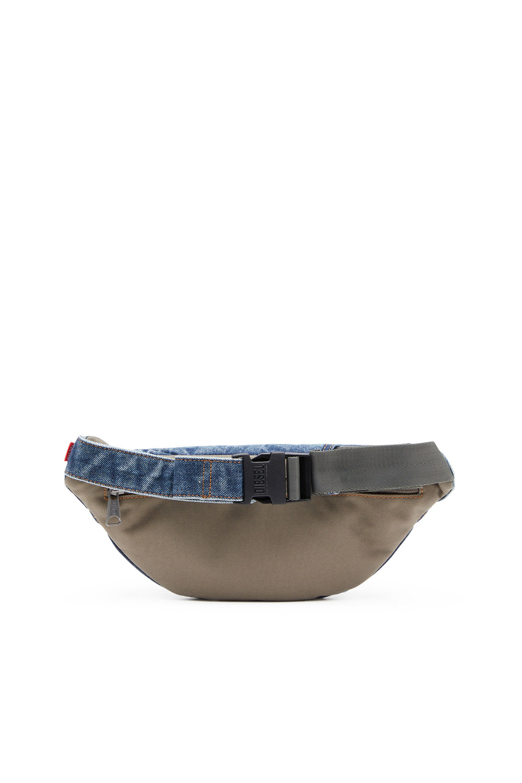 Rave Beltbag - Denim belt bag with frayed logo
