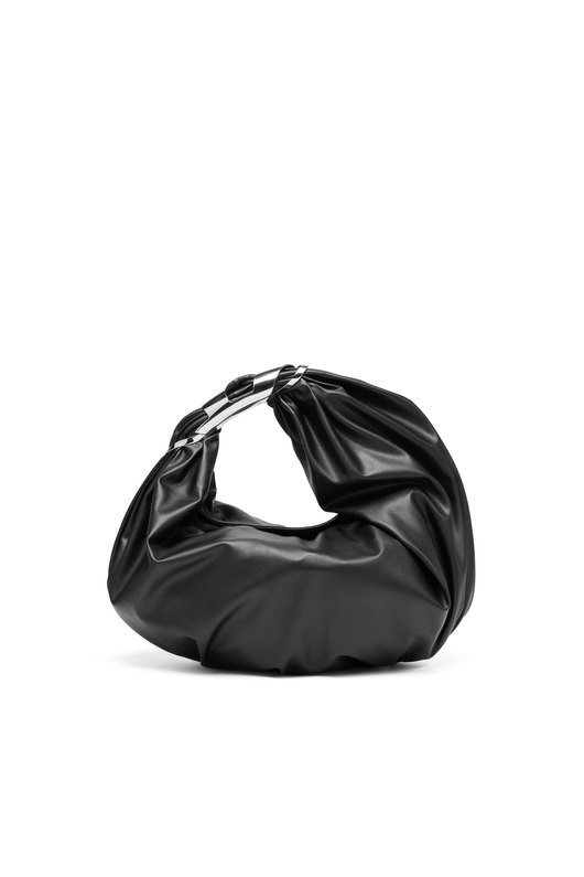 Grab-D Hobo M Shoulder Bag - Embellished hobo bag in stretch PU
