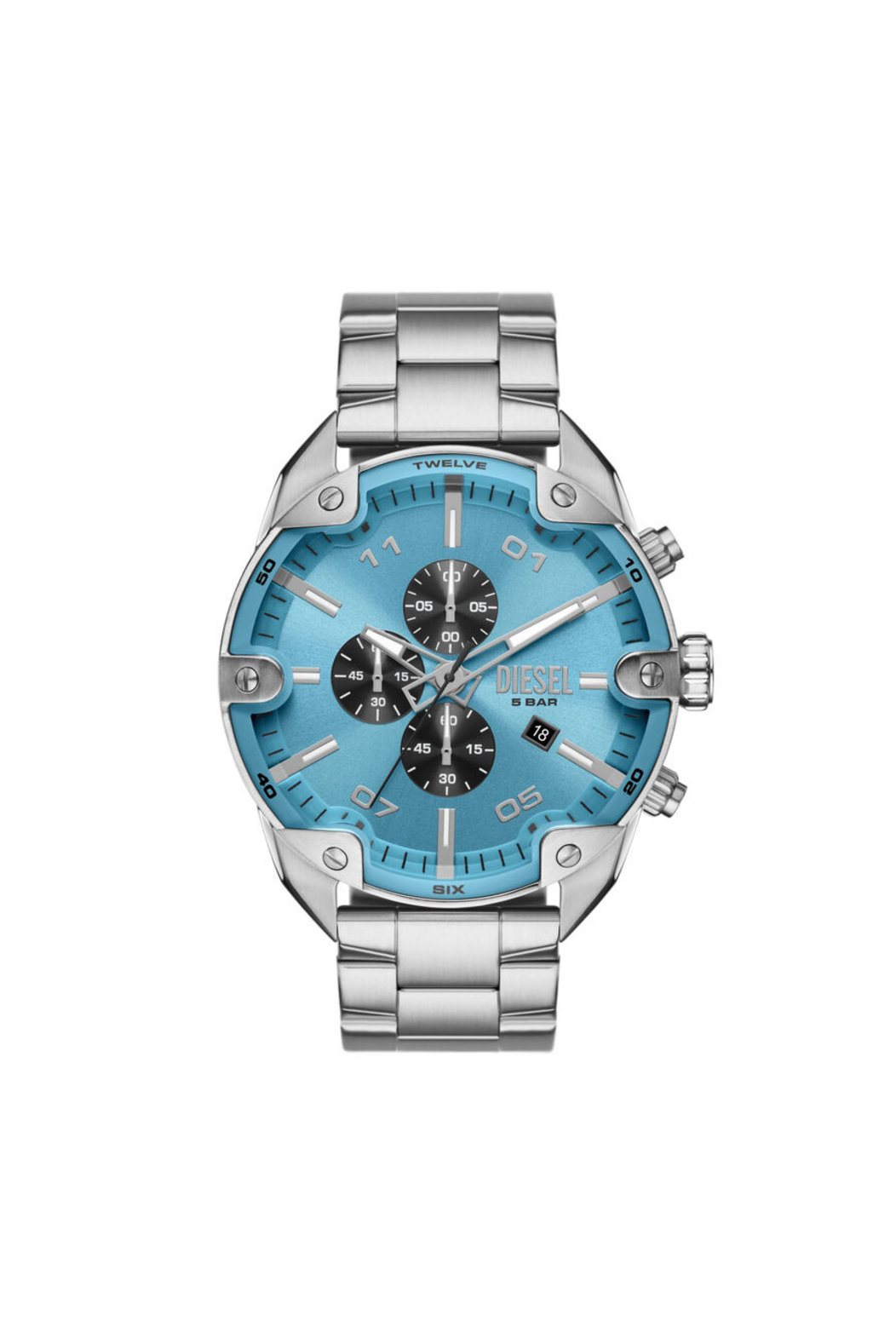 Spiked Chronograph, Stainless Steel Watch