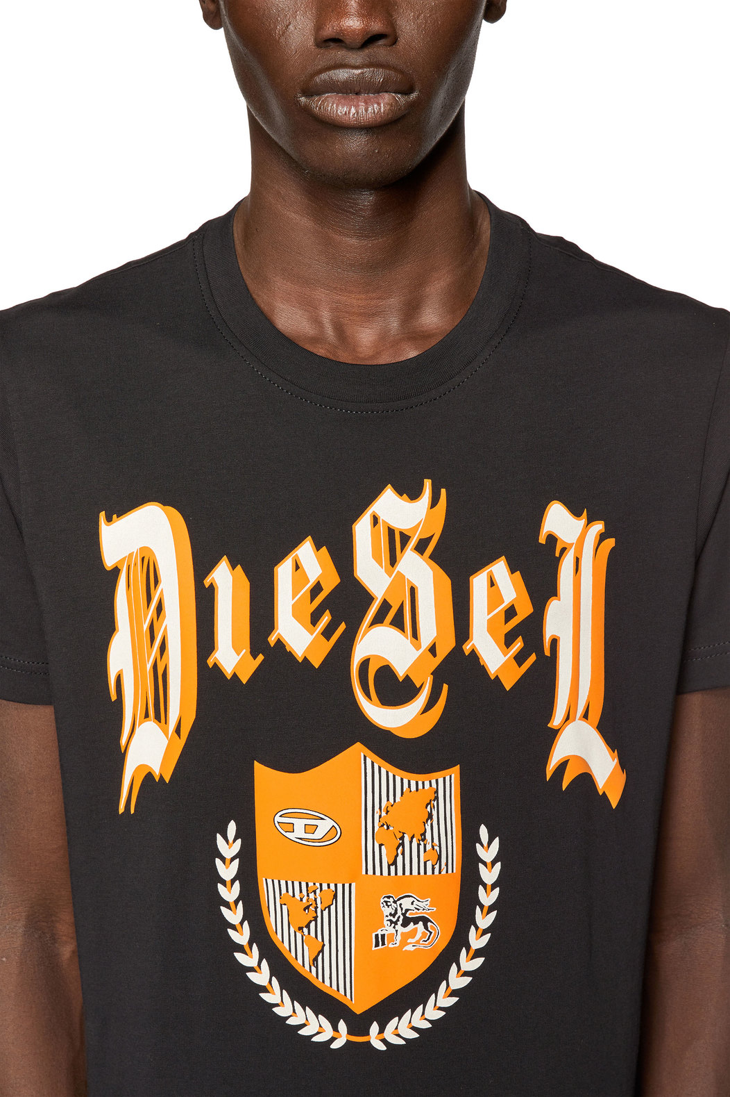 T-shirt with Diesel shield print